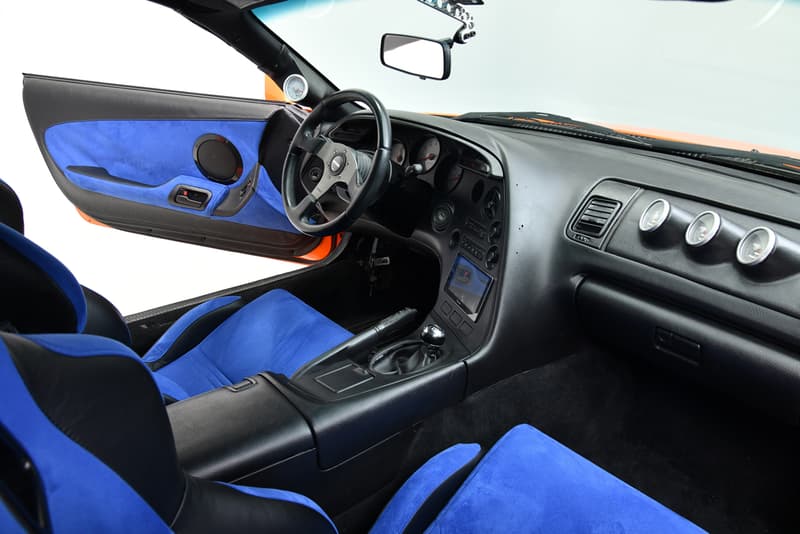 Paul Walker Brian O'Conner The Fast and The Furious 2Fast 2Furious Toyota Supra Lamborghini Diablo Orange Tuned Racer JDM Movie Car For Sale Barret-Jackson Auction