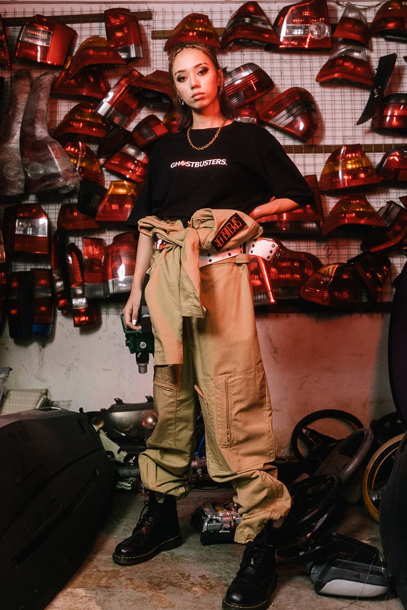 Pestle and Mortar Clothing PMC Ghostbusters collaboration lookbook ecto-1 1980s retro nostalgia mooglie stay puft slime ooze ghosts