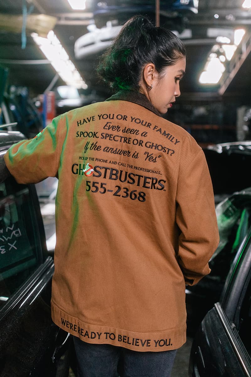 Pestle and Mortar Clothing PMC Ghostbusters collaboration lookbook ecto-1 1980s retro nostalgia mooglie stay puft slime ooze ghosts