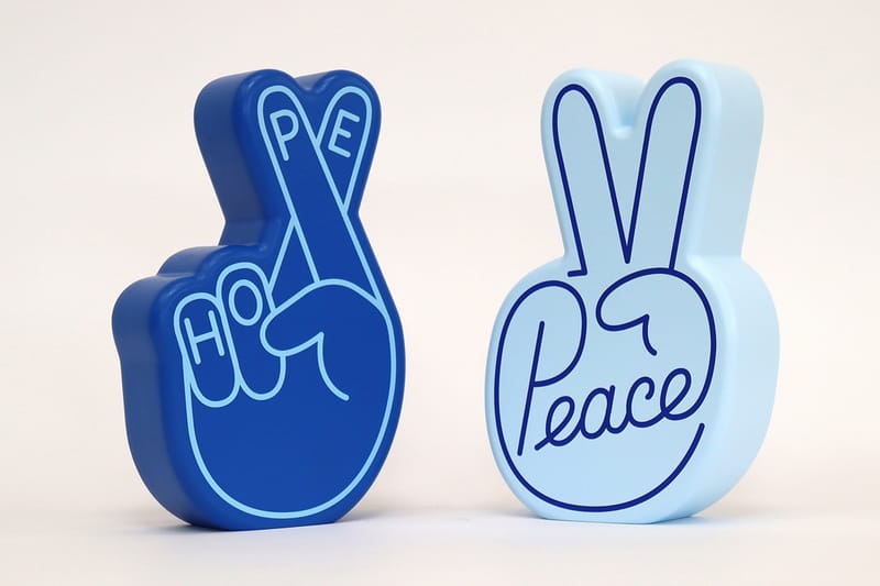 Pieter Ceizer Prepares Positive 'Hope' and 'Peace' Wood Sculptures
