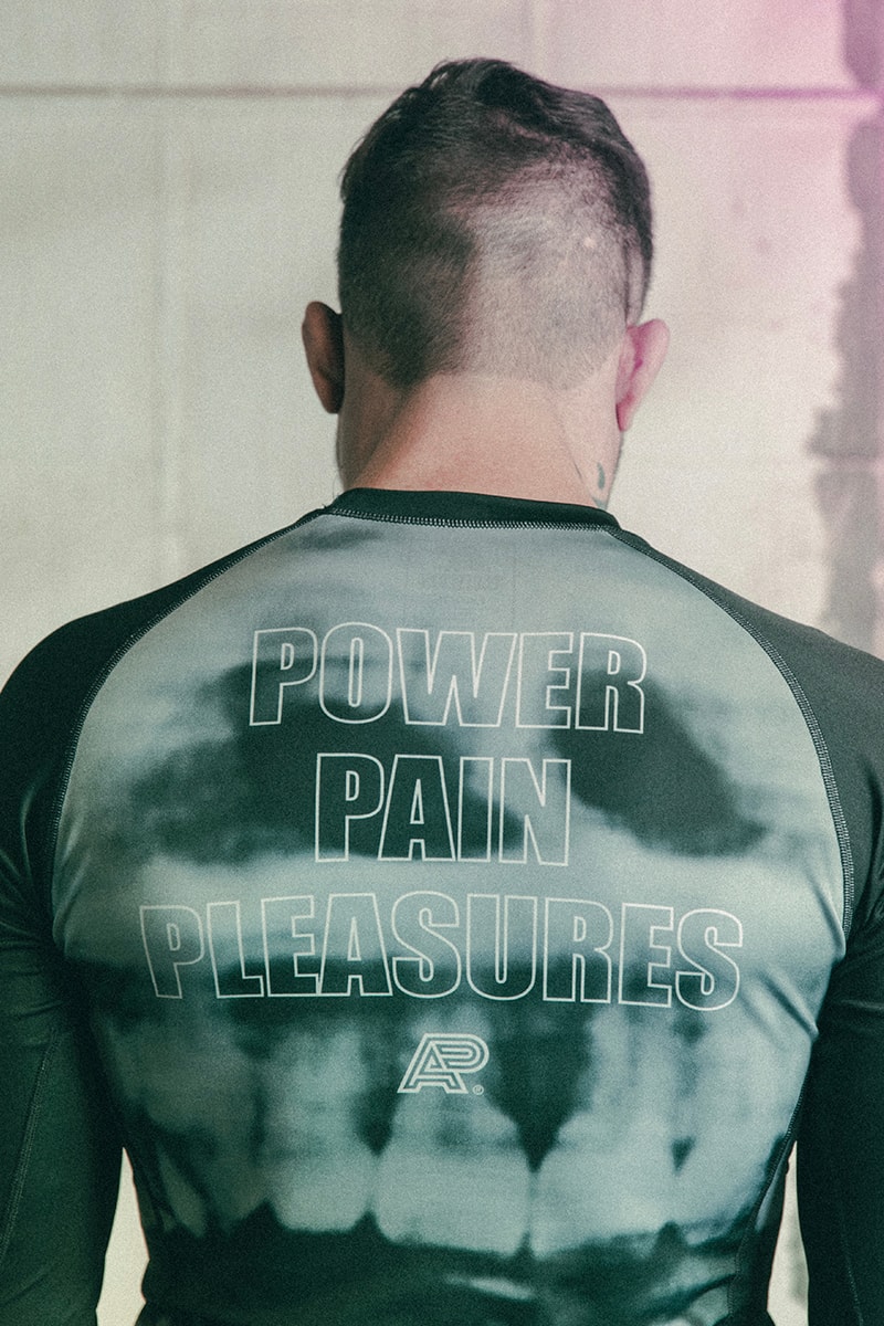 PLEASURES Albino & Preto Collaboration Release Info Jiu Jitsu Gi Rash Guard T shirt Sick Mind Healthy Body