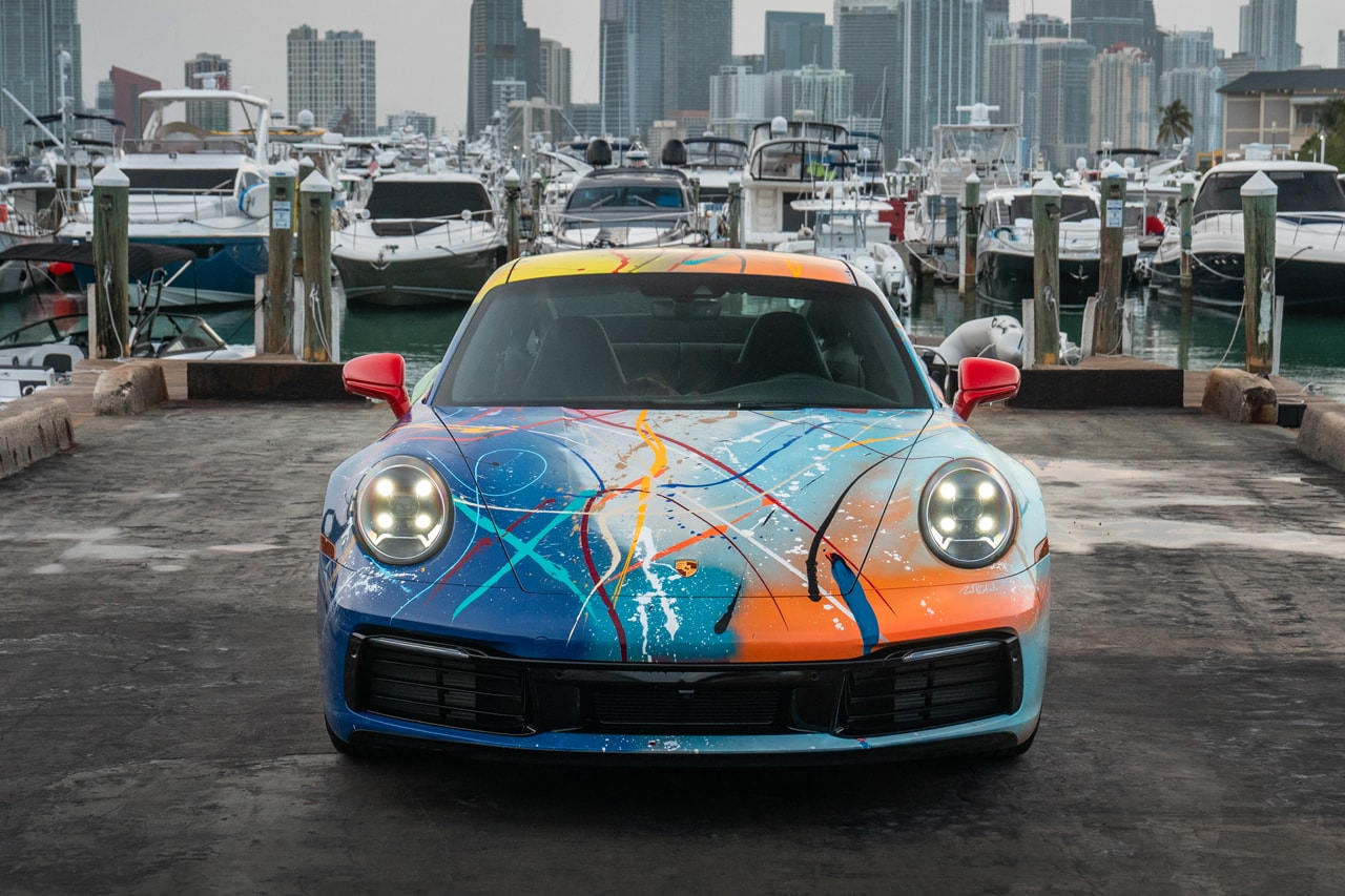 Porsche 911 NFT #RBC9ELEVEN Art Car Rich B. Caliente Rick Ross Slash Dot Conceptual Artist Car Designer Physical Minted Digital Arts Bitcoin Cryptocurrency Auction Ethereum