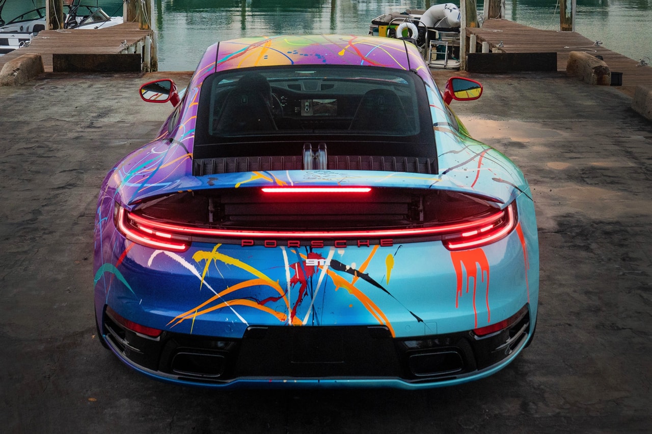 Porsche 911 NFT #RBC9ELEVEN Art Car Rich B. Caliente Rick Ross Slash Dot Conceptual Artist Car Designer Physical Minted Digital Arts Bitcoin Cryptocurrency Auction Ethereum