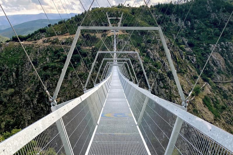 Portugal ponte 516 Arouca worlds longest pedestrian bridge opening