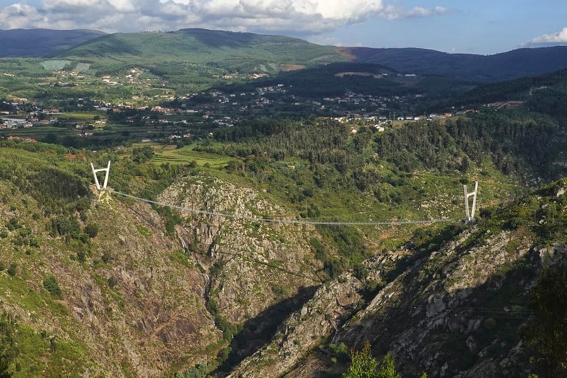 Portugal ponte 516 Arouca worlds longest pedestrian bridge opening