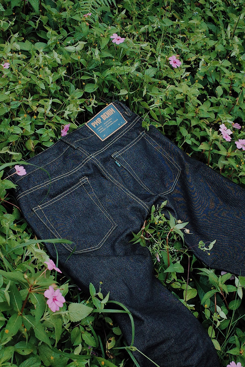 pot meets pop Badjatex denim chore coat carpenter pants release info store list buying guide photos price eco friendly sustainable 