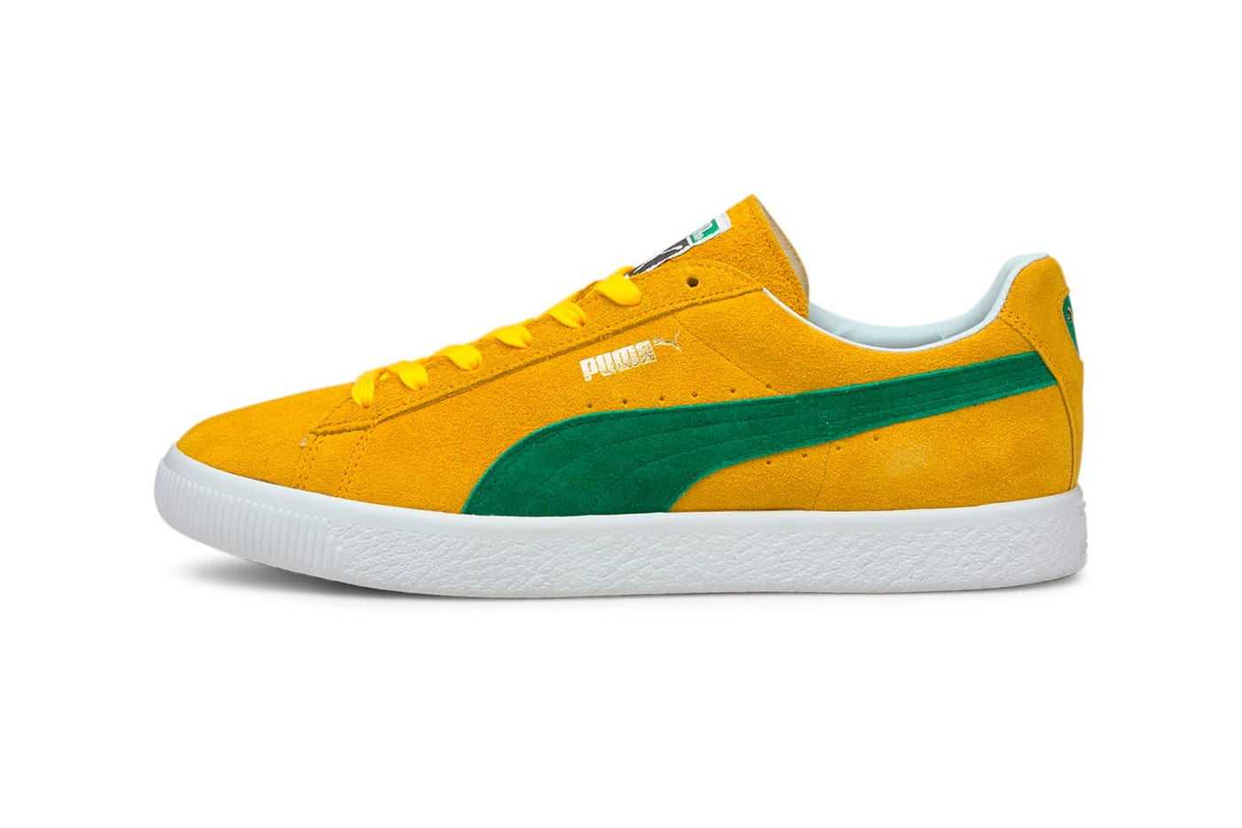 yellow puma sneakers