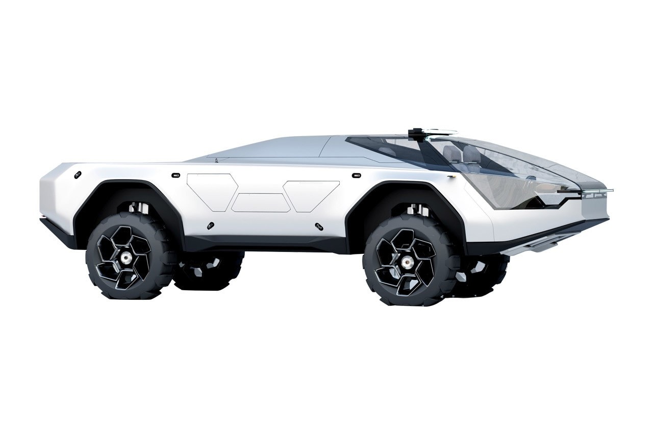 Radek Štěpán Pandemax Covid-19 Coronavirus Pandemic Tesla Cybertruck Concept Mars Probe Rover Elon Musk Trucks Off Road 