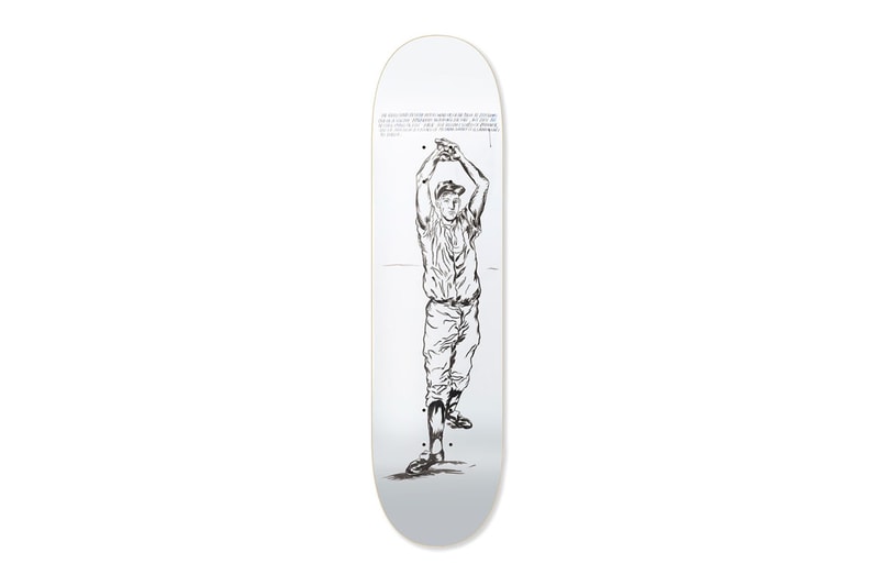 Raymond Pettibon The Skateroom Baseball Skateboard Deck Set Collaboration Release