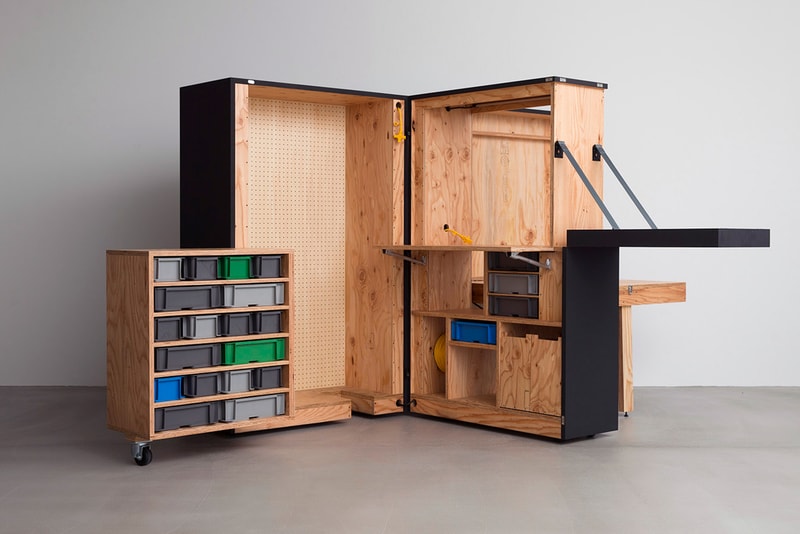 re-sohko-NOSIGNER -transform-office in a box info design industrial design Japan home work station
