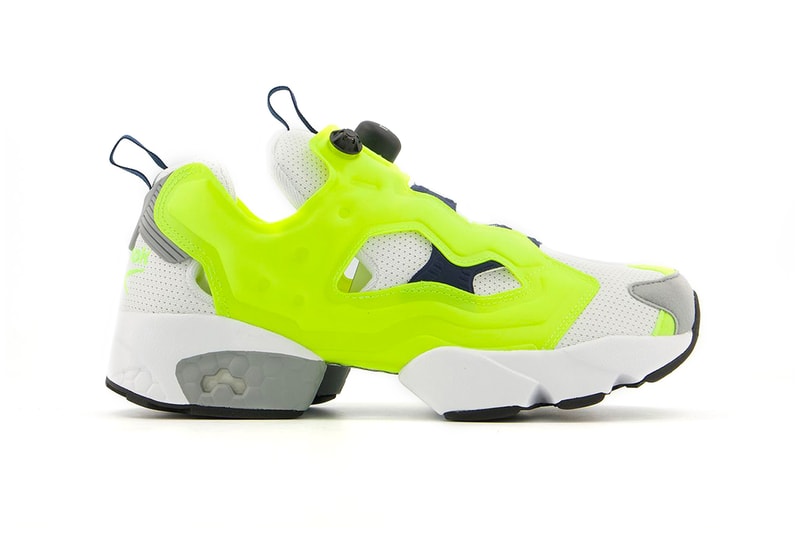 Reebok Instapump Fury OG "White/Green" Release Information Volt Lime Bold Sneaker Drop Date Closer First Look Offspring Pump it up Custom Fit