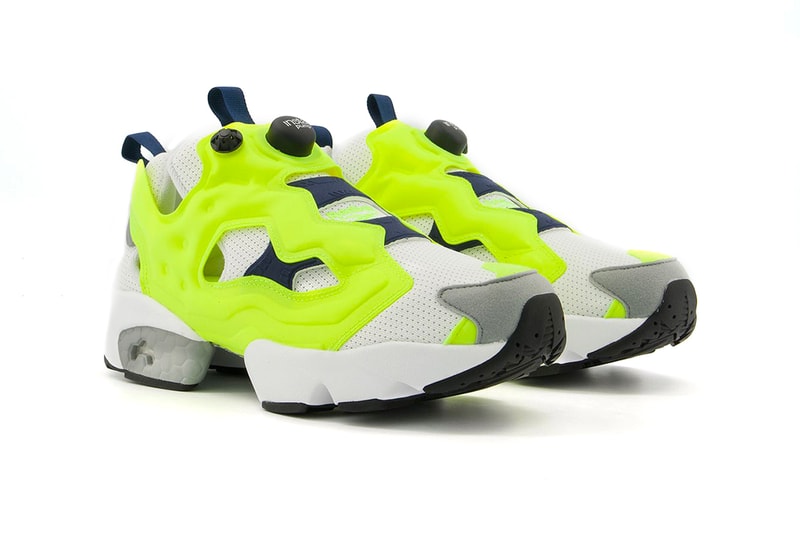Reebok Instapump Fury OG "White/Green" Release Information Volt Lime Bold Sneaker Drop Date Closer First Look Offspring Pump it up Custom Fit