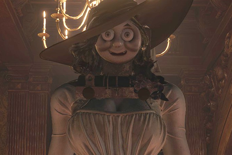 capcom crazy potato resident evil village lady countess alcina dimitrescu thomas the tank engine face mod 