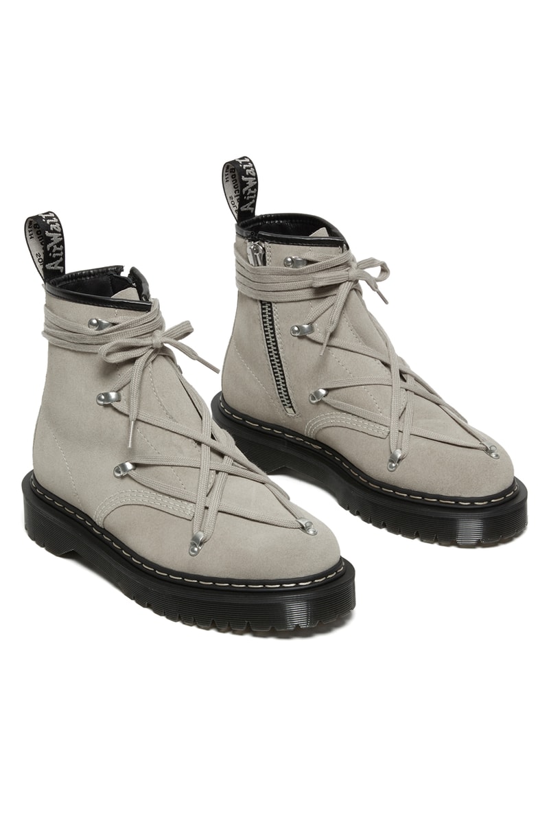 rick owens dr martens bex 1460 1461 boots shoes second collaboration official release date info photos price store list buying guide