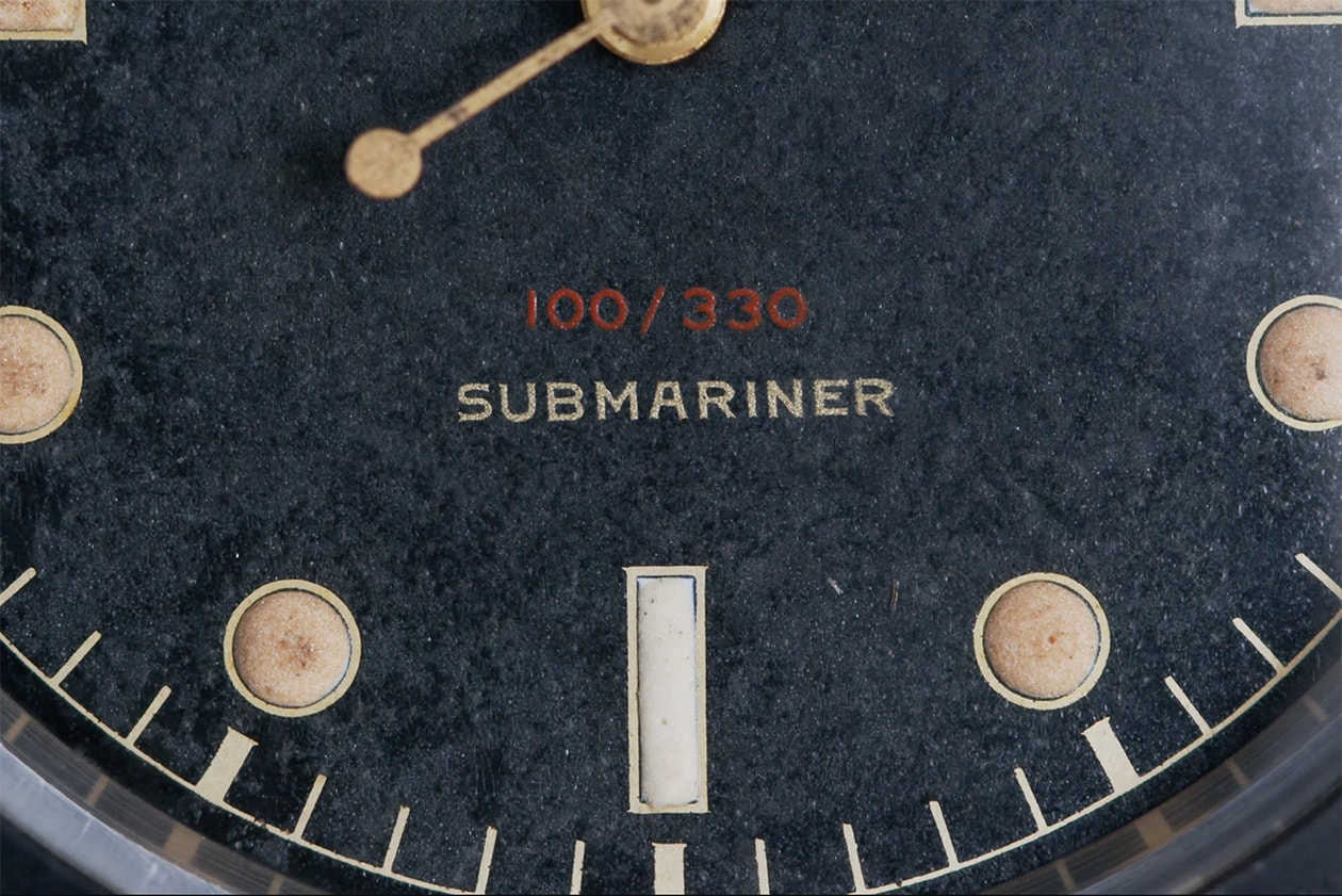 1955年製の希少な Rolex Submariner がオークションで約1,800万円で落札 Rolex Submariner From 1955 Joins Phillips Weekend Watch Auction
