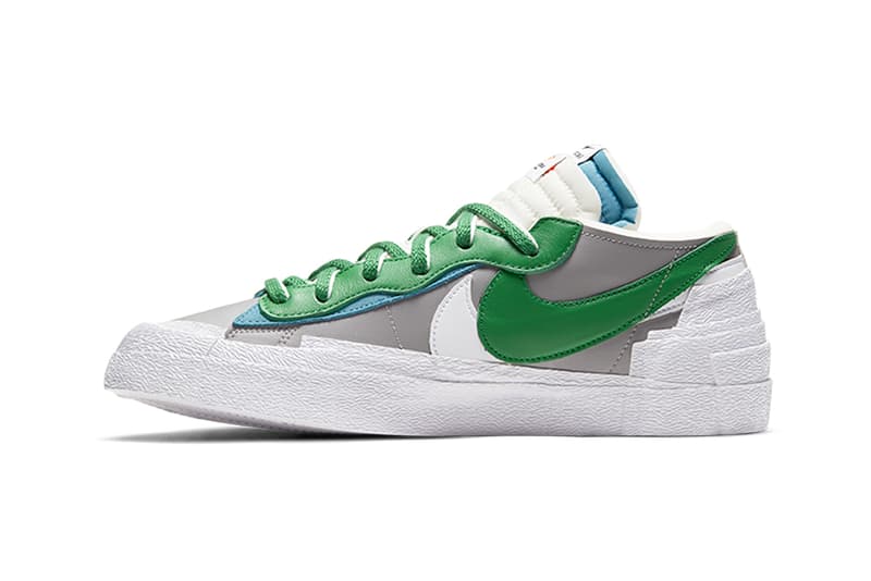 sacai x Nike Blazer Low "Magma Orange" "Classic Green" DD1877-100 DD1877-001 Release Information Official Look Store List How to Cop Where to Buy Chitose Abe