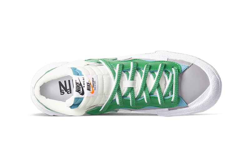 Sacai X Nike Blazer Low Orange Green Release Info Hypebeast Sacai X Nike Blazer Low Orange Green Release Info Hypebeast
