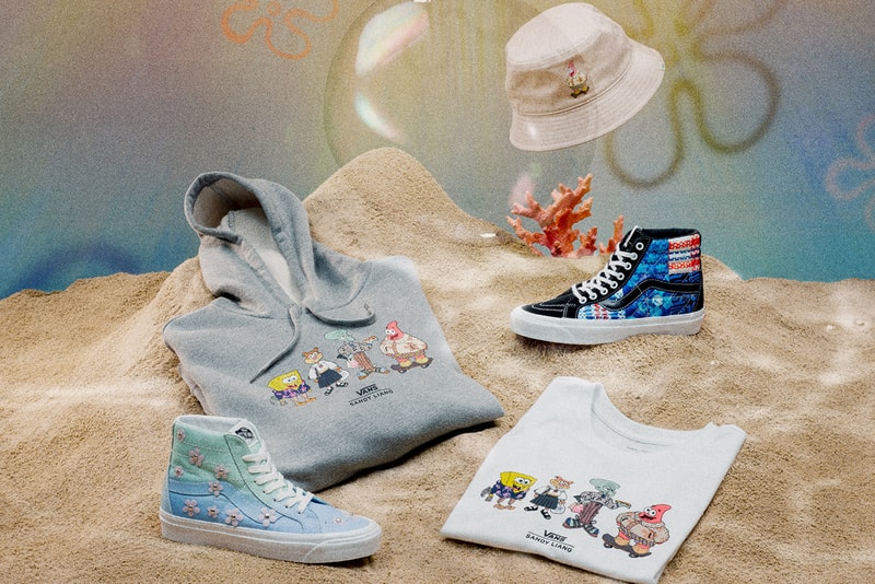 sandy lian vans spongebob squarepants sk8 hi hoodie bucket hat t shirt release info date store list buying guide photos price 