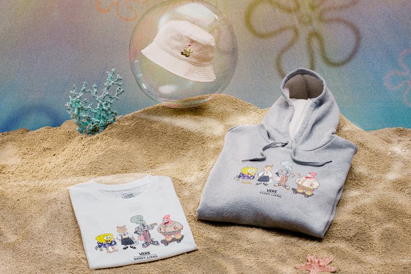 sandy lian vans spongebob squarepants sk8 hi hoodie bucket hat t shirt release info date store list buying guide photos price