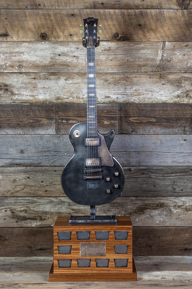 Seamus Golf One of a Kind Gibson Les Paul Guitar Simmons Bank Open