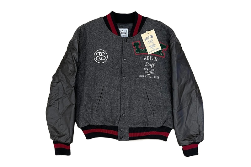 Shawn Stussy Keith Haring Tribe Varsity Vintage Sale art new york archives vintage clothing International Stussy Tribe Jackets 