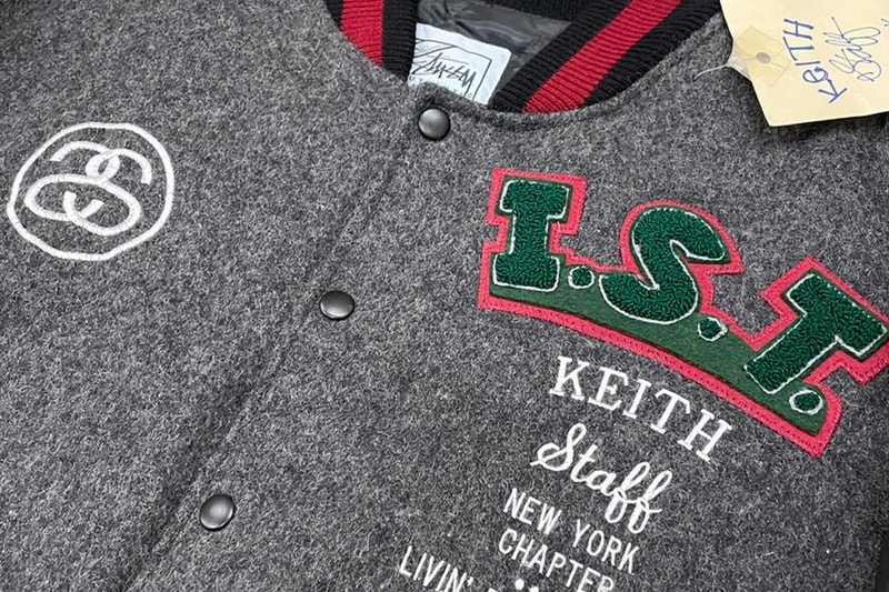 Shawn Stussy Keith Haring Tribe Varsity Vintage Sale art new york archives vintage clothing International Stussy Tribe Jackets 