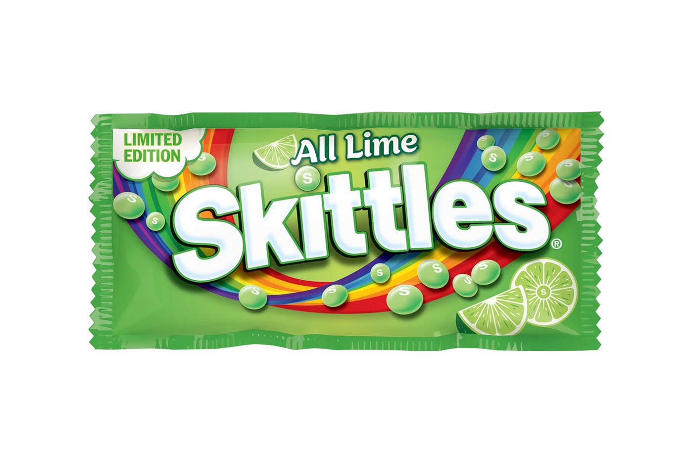 skittles all lime limited edition flavor release candy mars Wrigley confectionery sour soft candy 