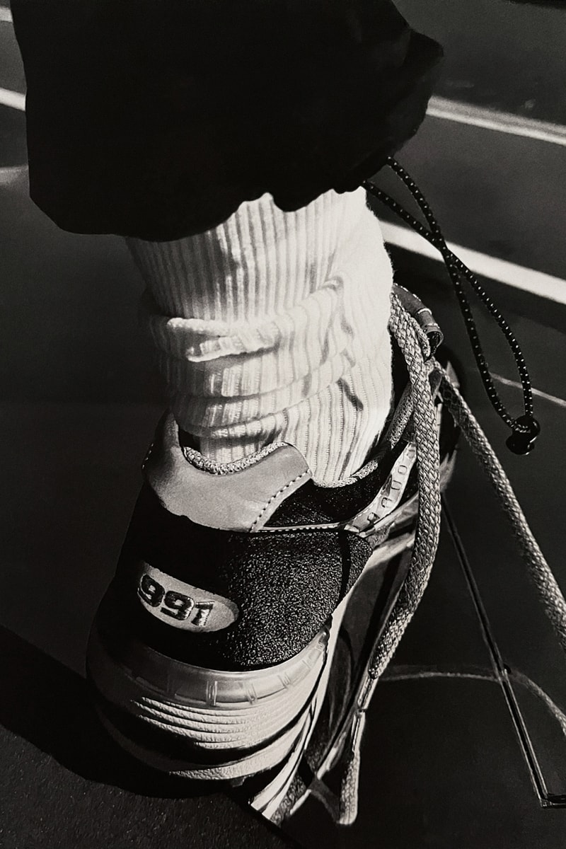 Slam Jam x New Balance 991 Collaboration (Un)corporate Uniforms Project "Unfinished 990v3" Flimby Shap Cumbria UK Collab Collection Anorak Track Pant Release Information Drop Date Limited Edition First Look Closer Rare