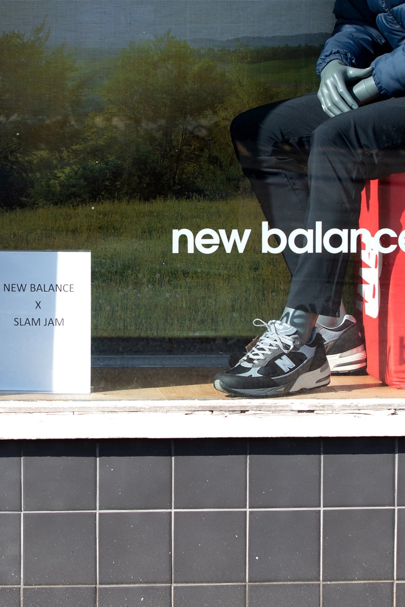 Slam Jam x New Balance 991 Collaboration (Un)corporate Uniforms Project "Unfinished 990v3" Flimby Shap Cumbria UK Collab Collection Anorak Track Pant Release Information Drop Date Limited Edition First Look Closer Rare