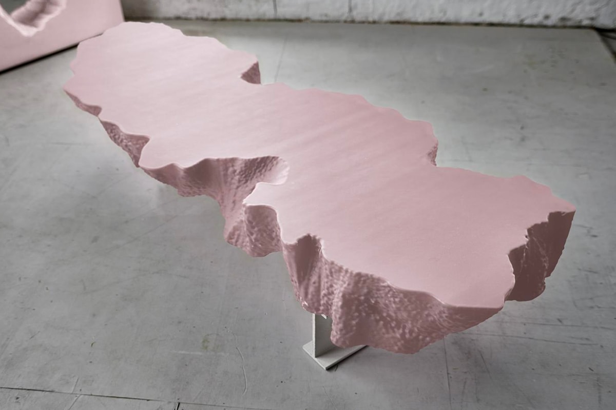 Snarkitecture Gufram Bubblegum Pink Furniture Broken Series Collaboration Daniel Arsham Alex Mustonen K11 MUSEA