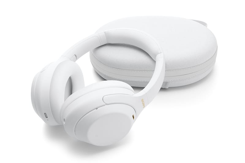 sony silent white headphones