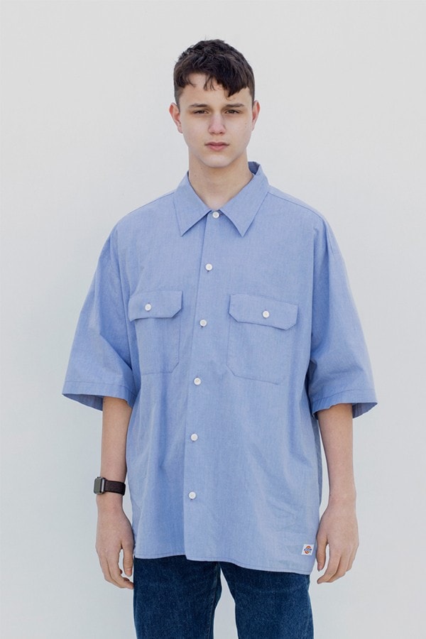 SOPHNET. x Dickies Collboration Lookbook Info japan Smart Casual Hi-Tech Solotex pants shirts white black blue charcoal