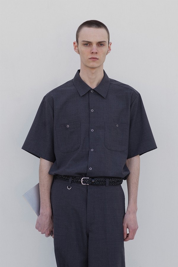 SOPHNET. x Dickies Collboration Lookbook Info japan Smart Casual Hi-Tech Solotex pants shirts white black blue charcoal