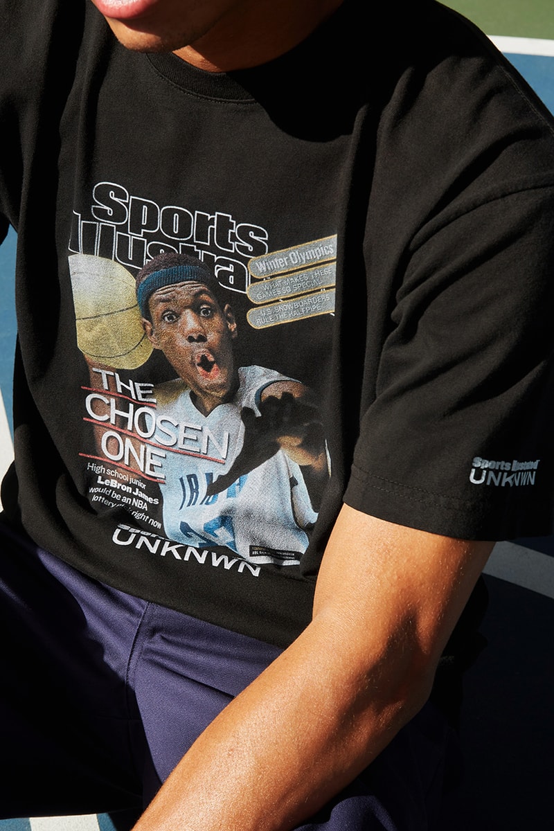 sports illustrated unknwn the chosen one collection lebron james release info store list buying guide photos st vincent st marys svsm high school photoshoot 2002 