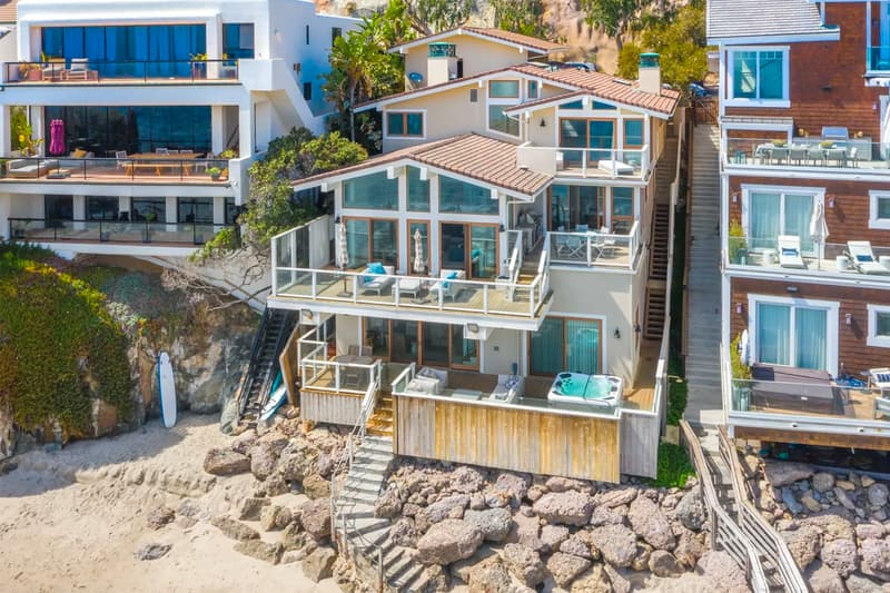 Steve McQueen Malibu Beach Home Sothebys International Realty listing beachfront Trancas homes design architecture 