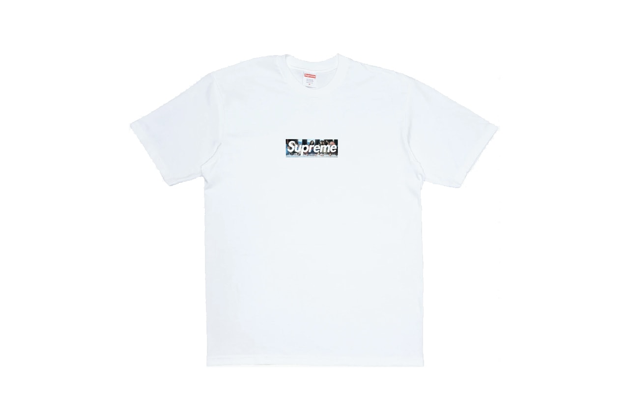 Supreme Milan Box Logo T-Shirt Tee Stock X For Sale How to Cop Online In Store James Jebbia Grazie Last Supper Deck Limited Edition HYPE
