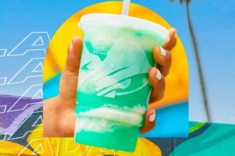 Taco Bell Debuts Piña Colada-Inspired Mountain Dew Baja Blast Colada Freeze
