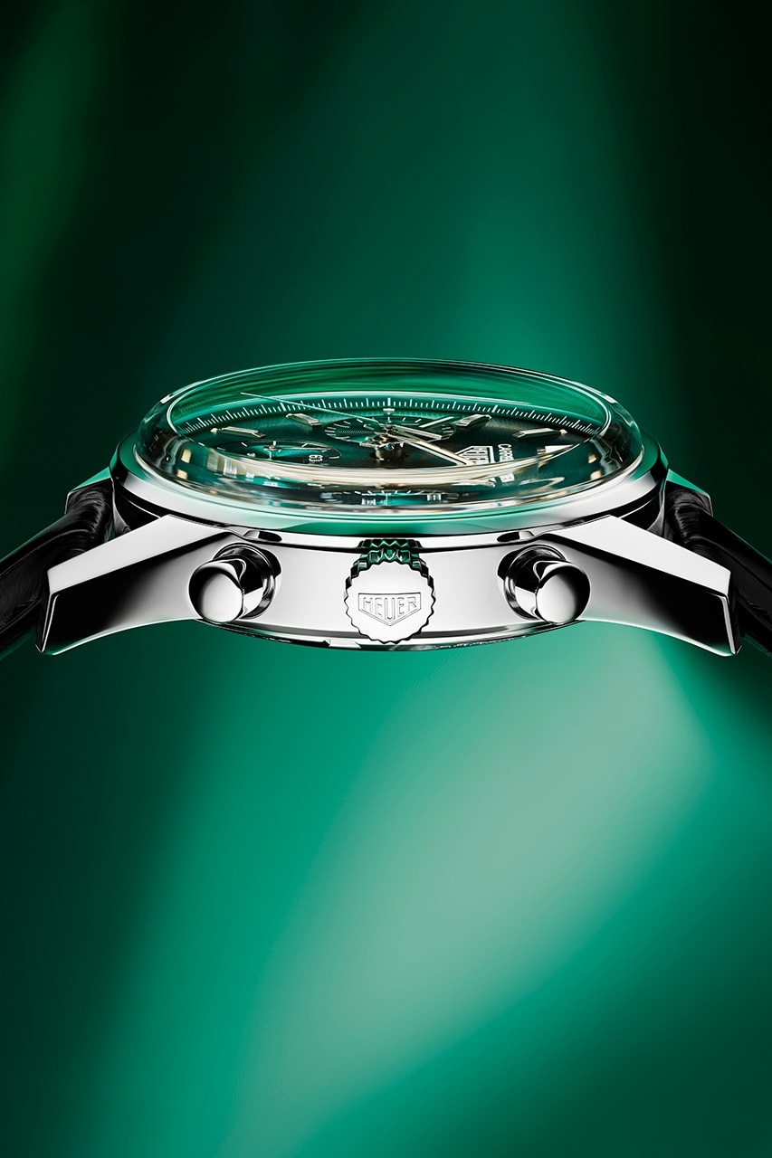 Carrera Special Edition Sees TAG Heuer Step Up For Green Dial Crown