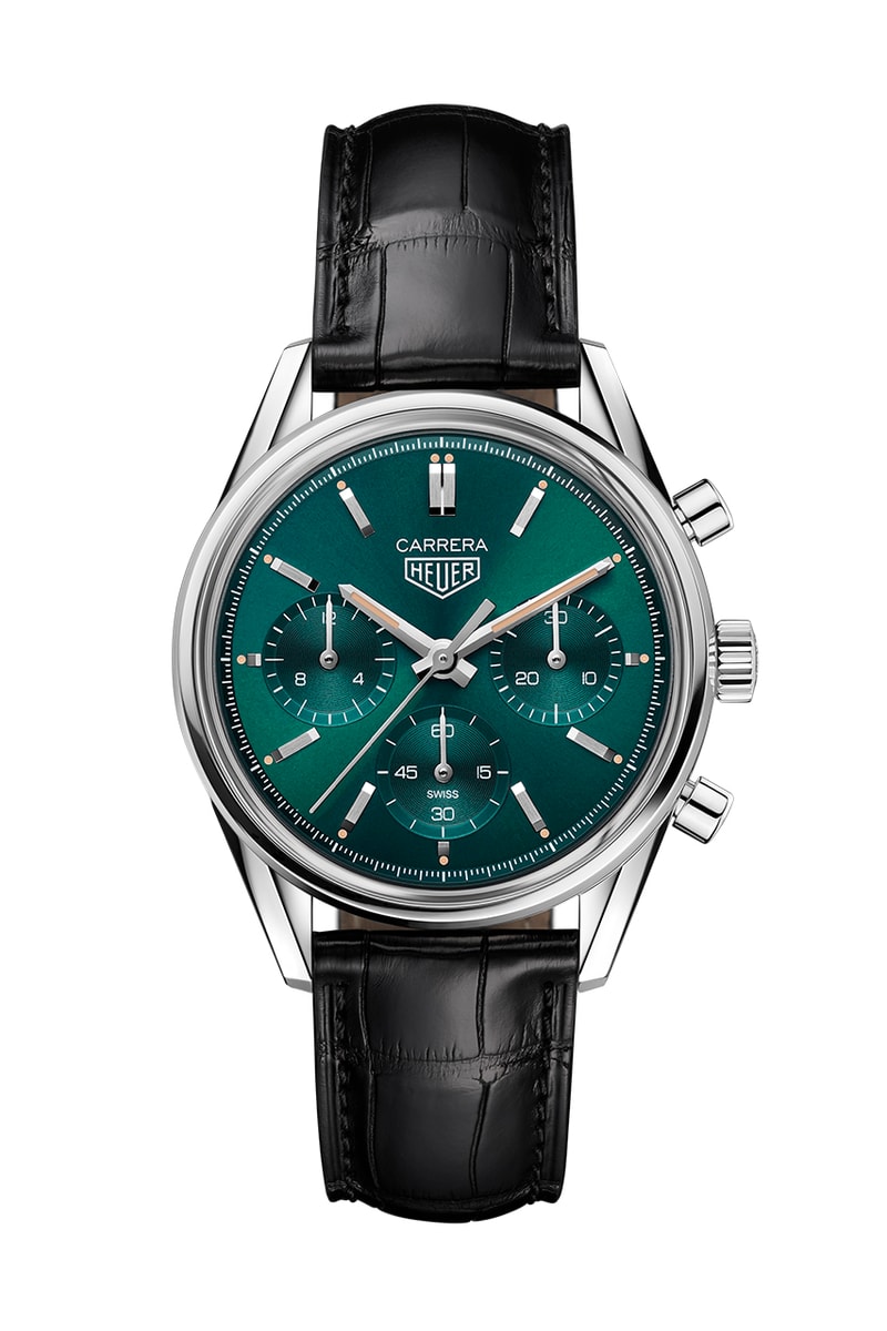 Carrera Special Edition Sees TAG Heuer Step Up For Green Dial Crown