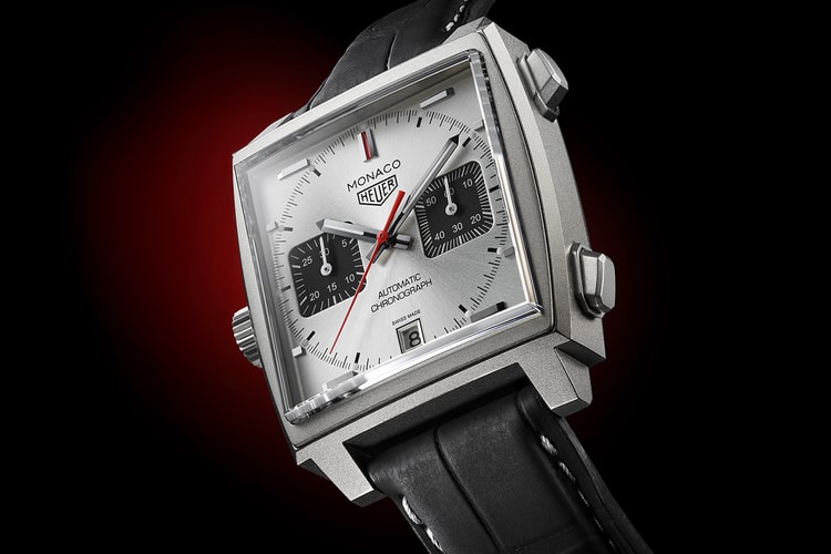 TAG Heuer Monaco Titan Drops In New Sand-Blasted Titanium Case