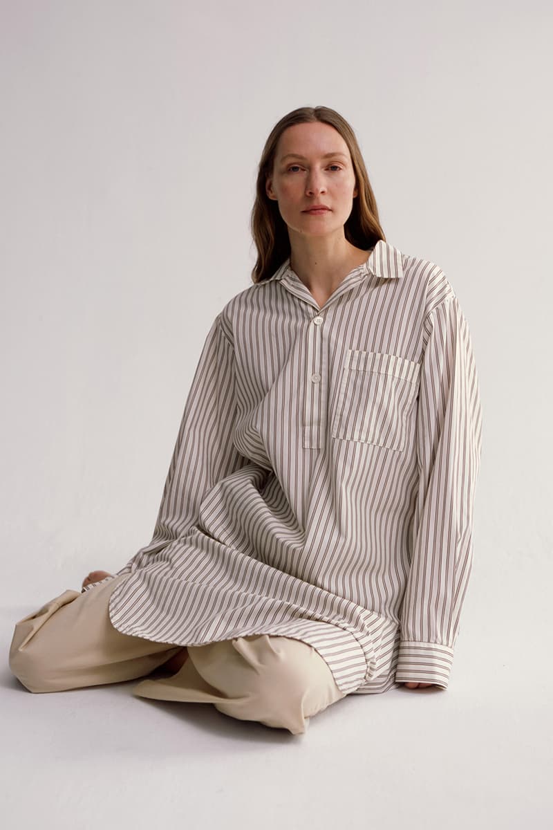 Tekla fabrics copenhagen bedshirts sleepwear release details organic cotton buy cop purchase