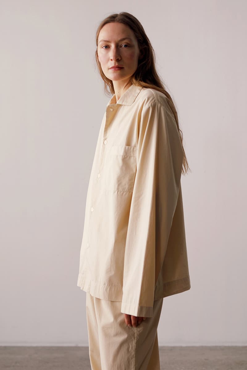 Tekla fabrics copenhagen bedshirts sleepwear release details organic cotton buy cop purchase