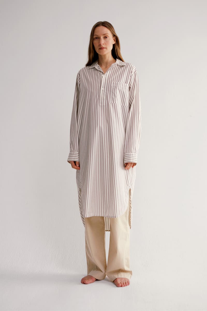 Tekla fabrics copenhagen bedshirts sleepwear release details organic cotton buy cop purchase