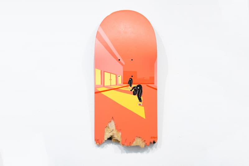 the corner gallery eight inch blunt exhibition skateboarding