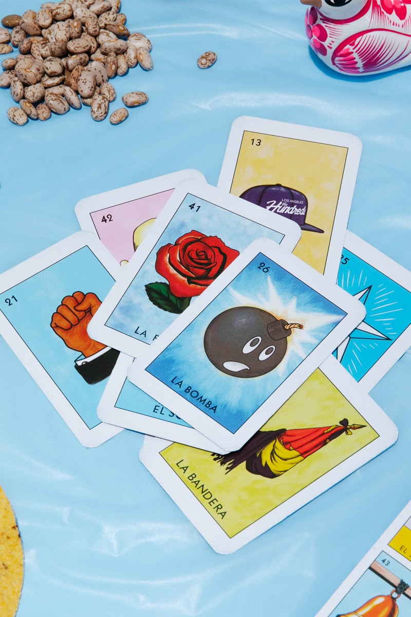 The Hundreds Join Forces With Lotería Don Clemente for a Cinco de Mayo Exclusive Collection collaboration autentica loteria los angeles loteria card game graphic tees lookbooks 