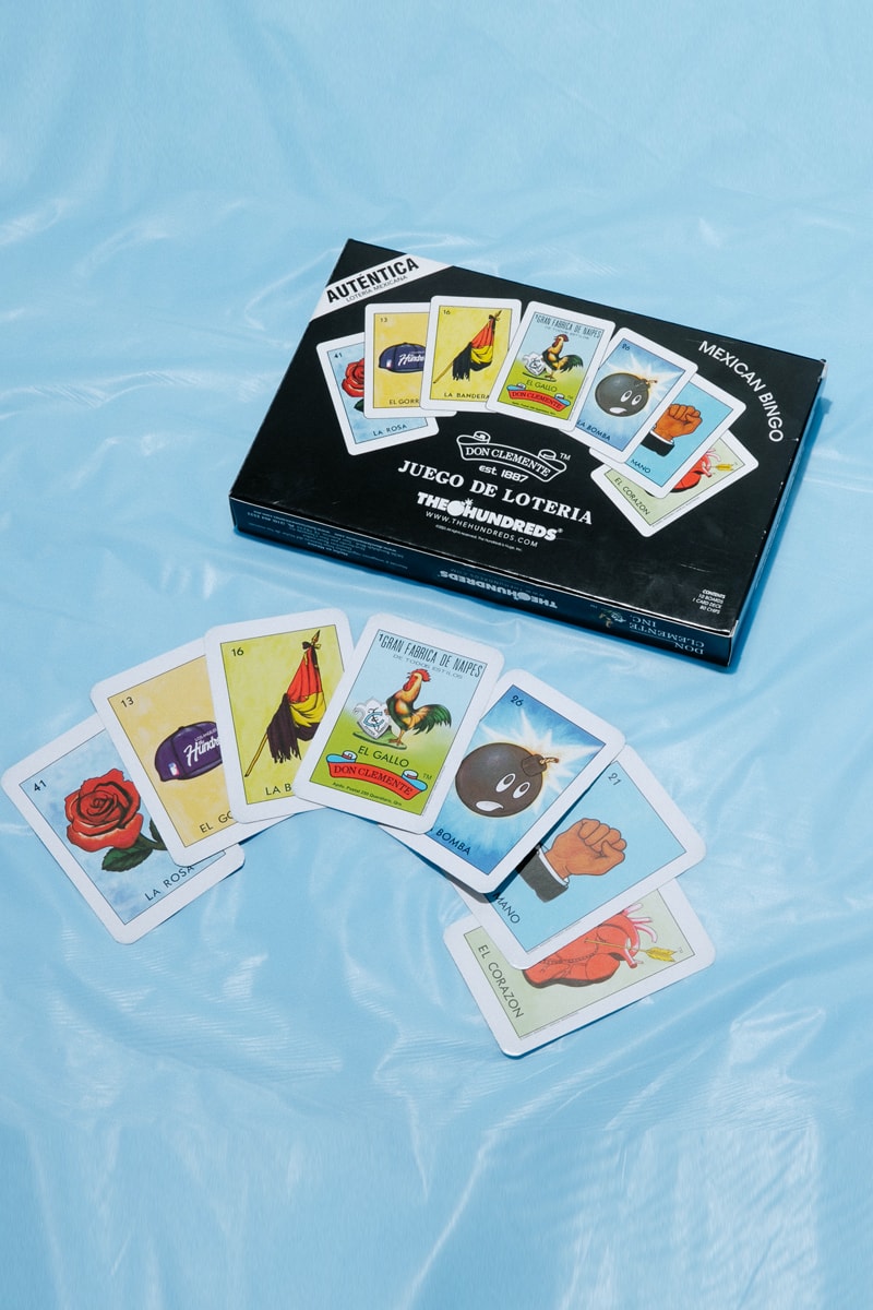 The Hundreds Join Forces With Lotería Don Clemente for a Cinco de Mayo Exclusive Collection collaboration autentica loteria los angeles loteria card game graphic tees lookbooks 