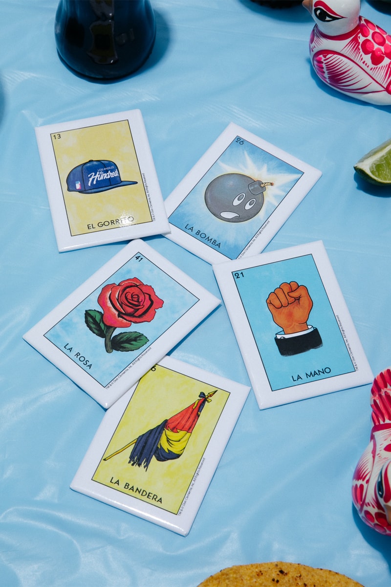 The Hundreds Join Forces With Lotería Don Clemente for a Cinco de Mayo Exclusive Collection collaboration autentica loteria los angeles loteria card game graphic tees lookbooks 
