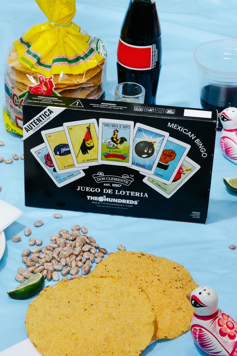The Hundreds Join Forces With Lotería Don Clemente for a Cinco de Mayo Exclusive Collection collaboration autentica loteria los angeles loteria card game graphic tees lookbooks 