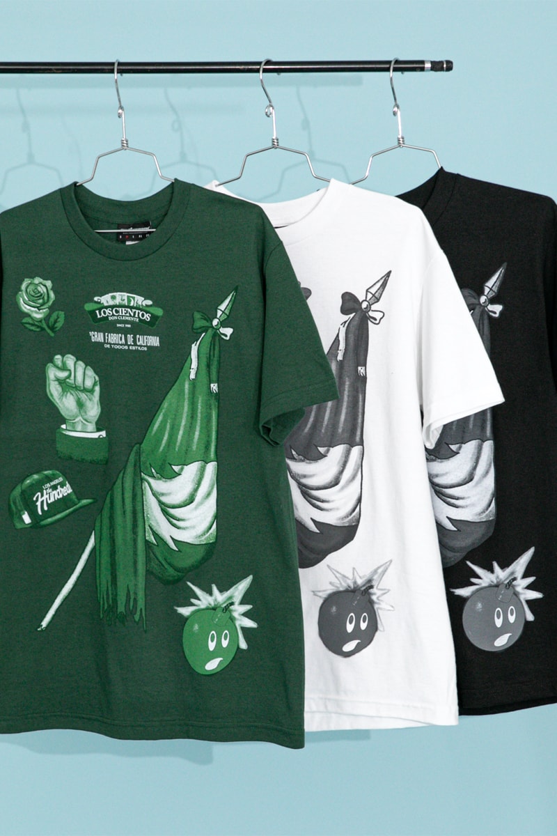 The Hundreds Join Forces With Lotería Don Clemente for a Cinco de Mayo Exclusive Collection collaboration autentica loteria los angeles loteria card game graphic tees lookbooks 