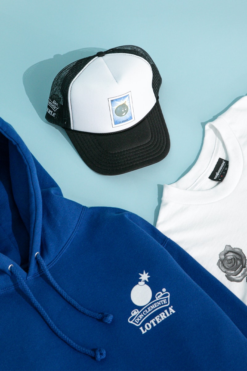 The Hundreds Join Forces With Lotería Don Clemente for a Cinco de Mayo Exclusive Collection collaboration autentica loteria los angeles loteria card game graphic tees lookbooks 
